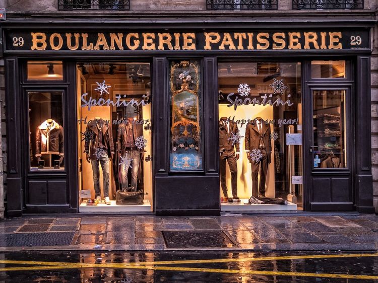 Rue des Francs-Bourgeois dans le Marais à Paris