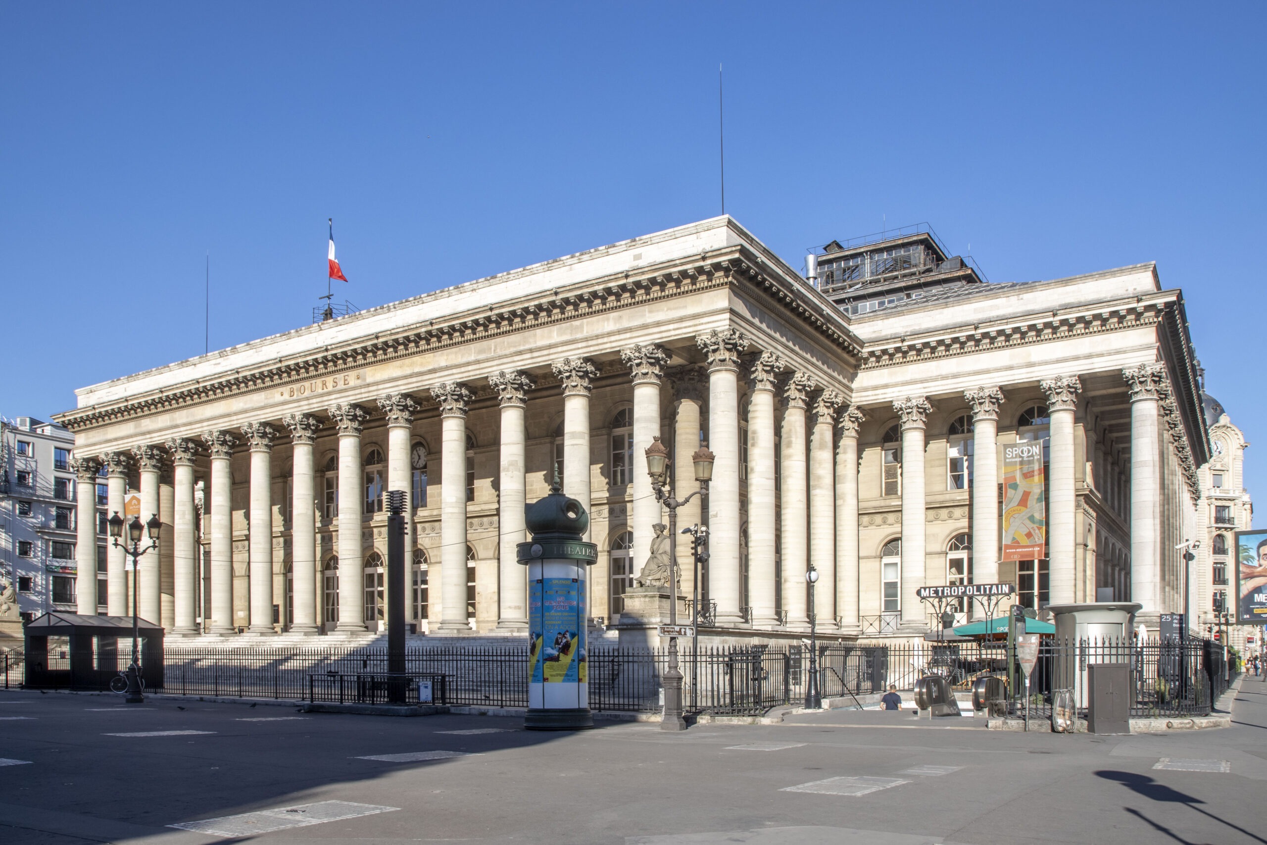 Palais Brongniart dans le 2e arrondissement de Paris