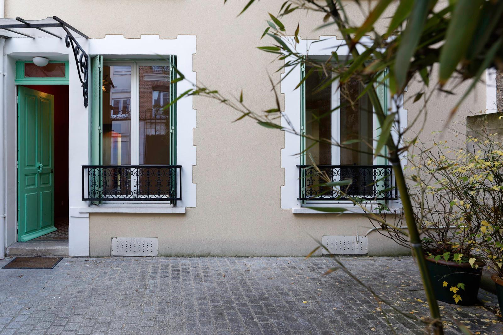 Intérieur de la maison louée à Paris 20e