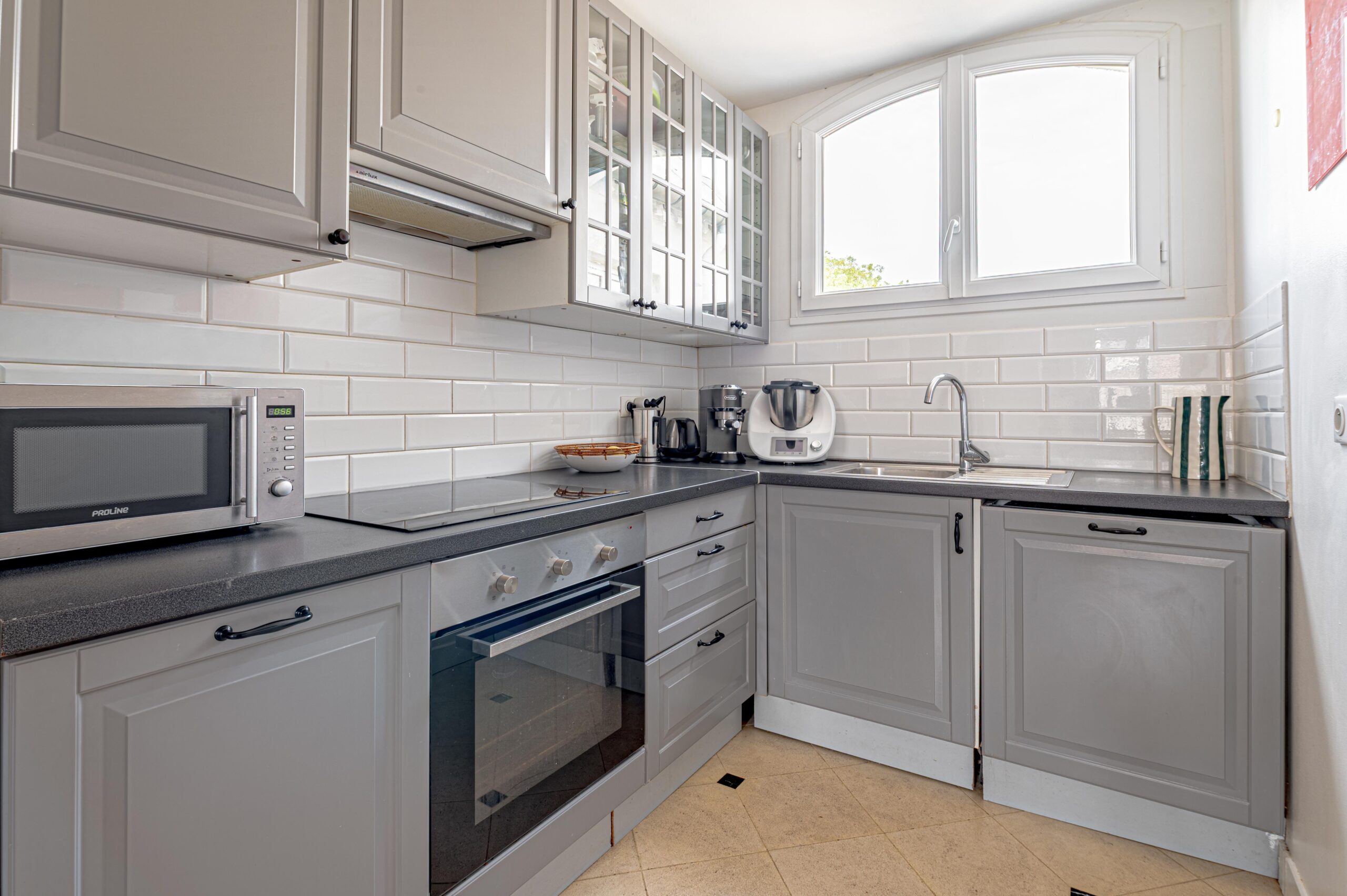 Cuisine ouverte du duplex à Meudon Bellevue