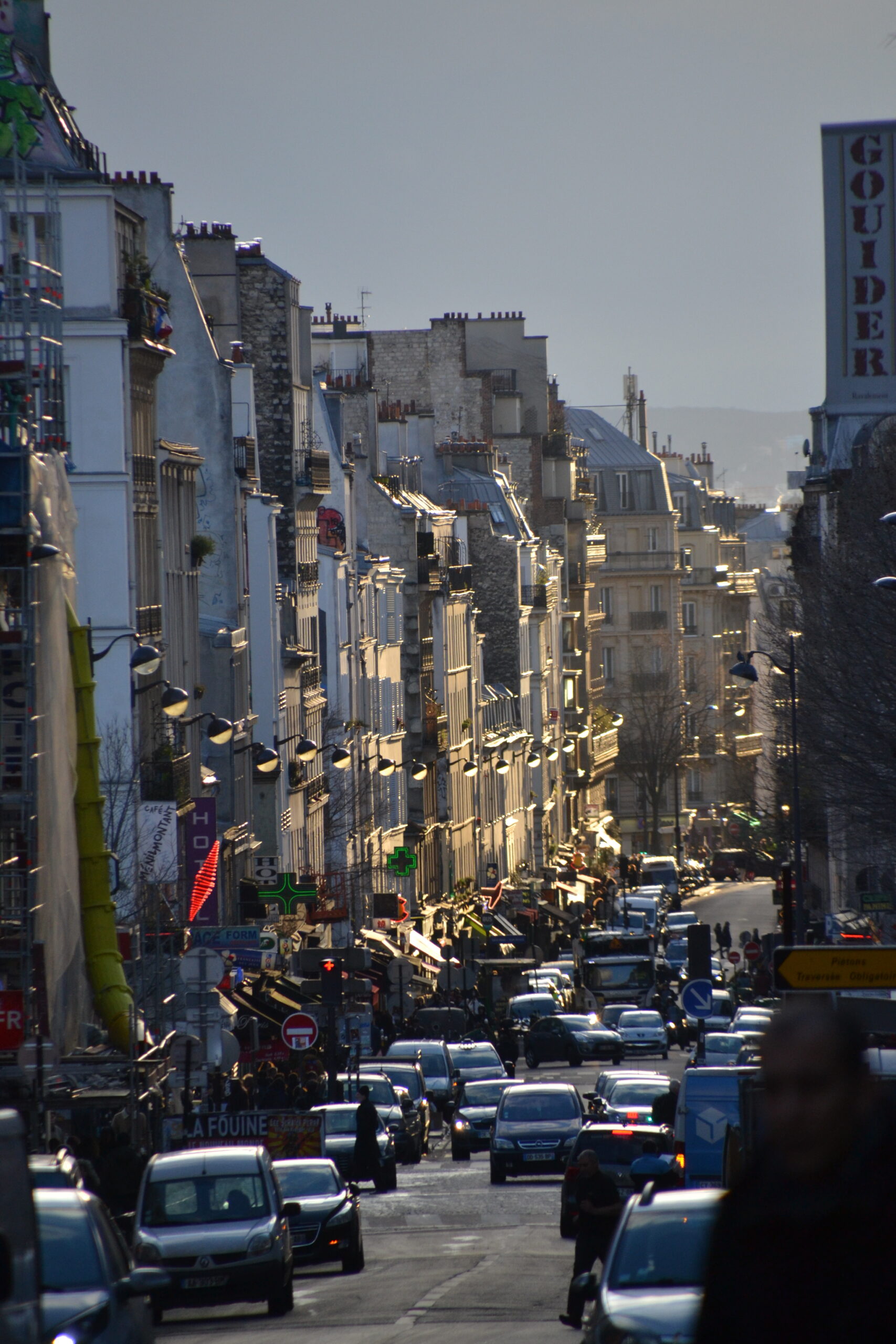 Rue de Ménilmontant Paris 20e