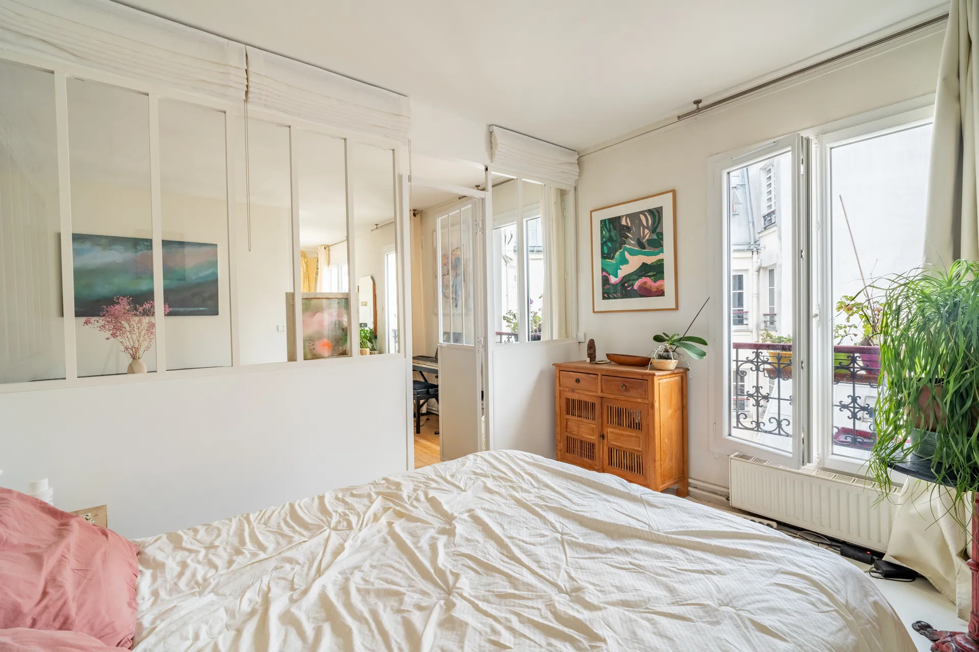 Pièce de vie appartement Haut Marais