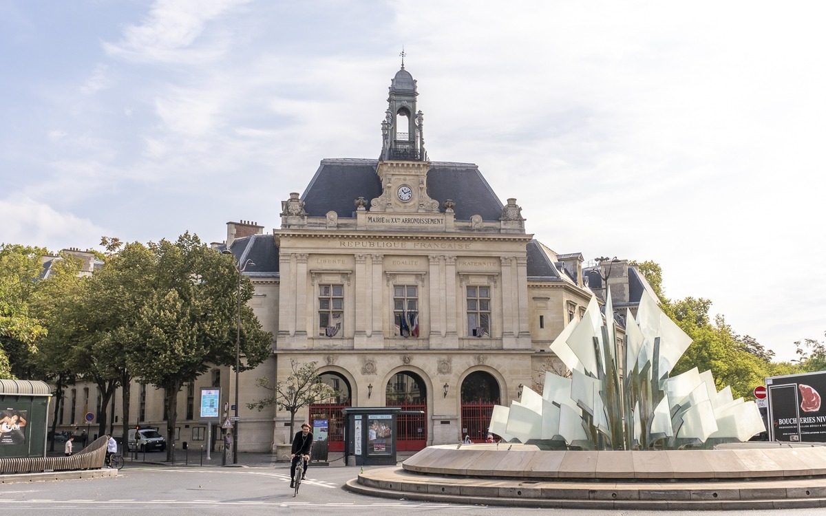 Place Gambetta dans le 20e arrondissement de Paris