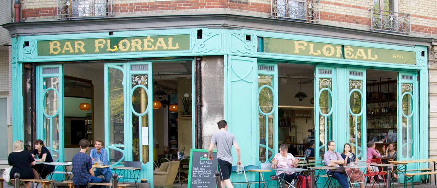 Rue des Couronnes à Belleville Paris 20e