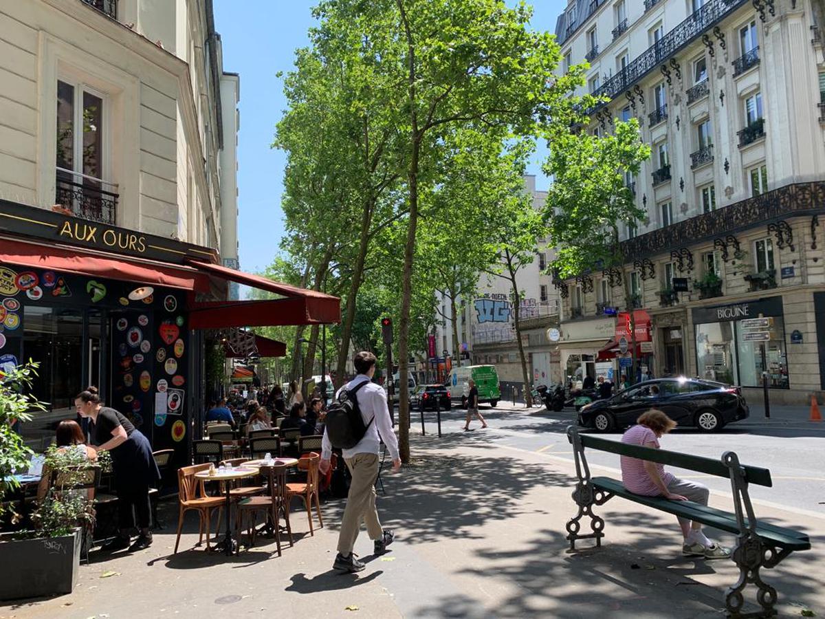 Rue des Pyrénées près de Gambetta Paris 20e