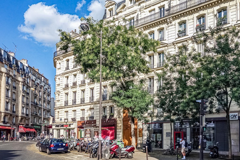 Rue du Jourdain à Paris 20e