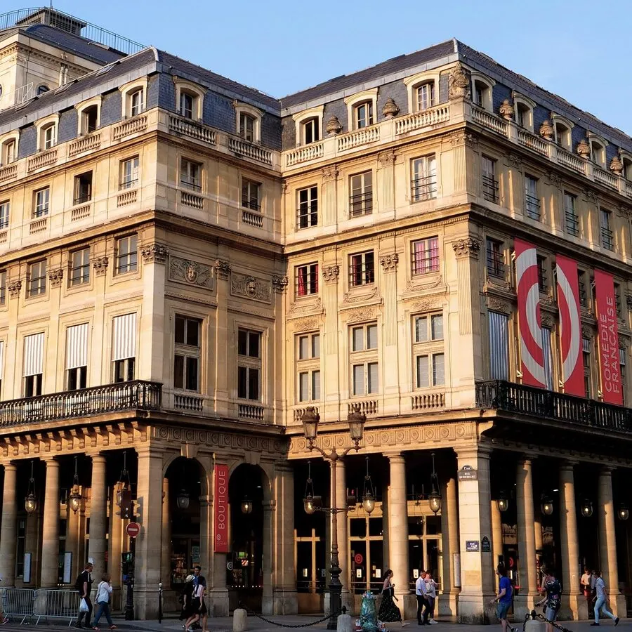 Rue de Richelieu et Comédie-Française à Paris 1er