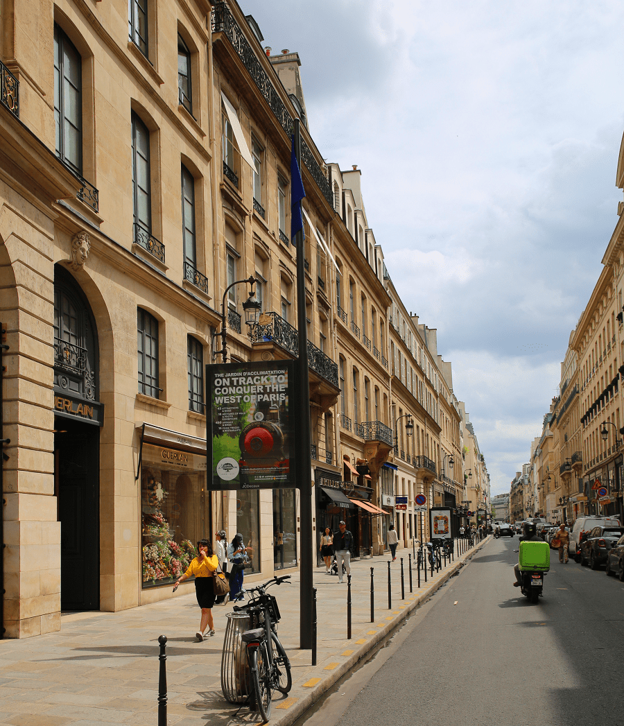 Rue Saint-Honoré dans le 1er arrondissement de Paris