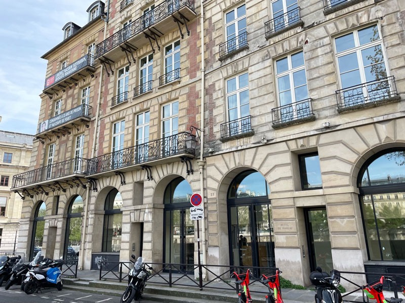 Rue de Harlay sur l'Île de la Cité à Paris