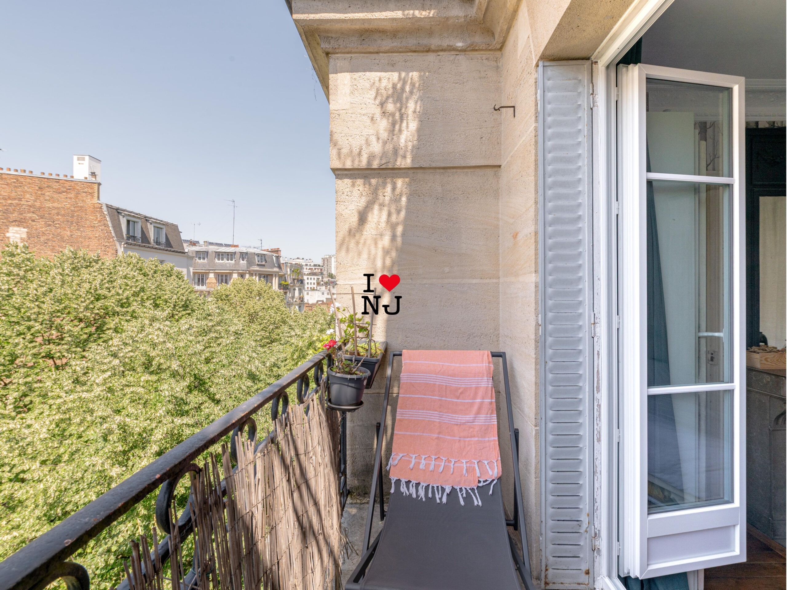 Balcon de l’appartement