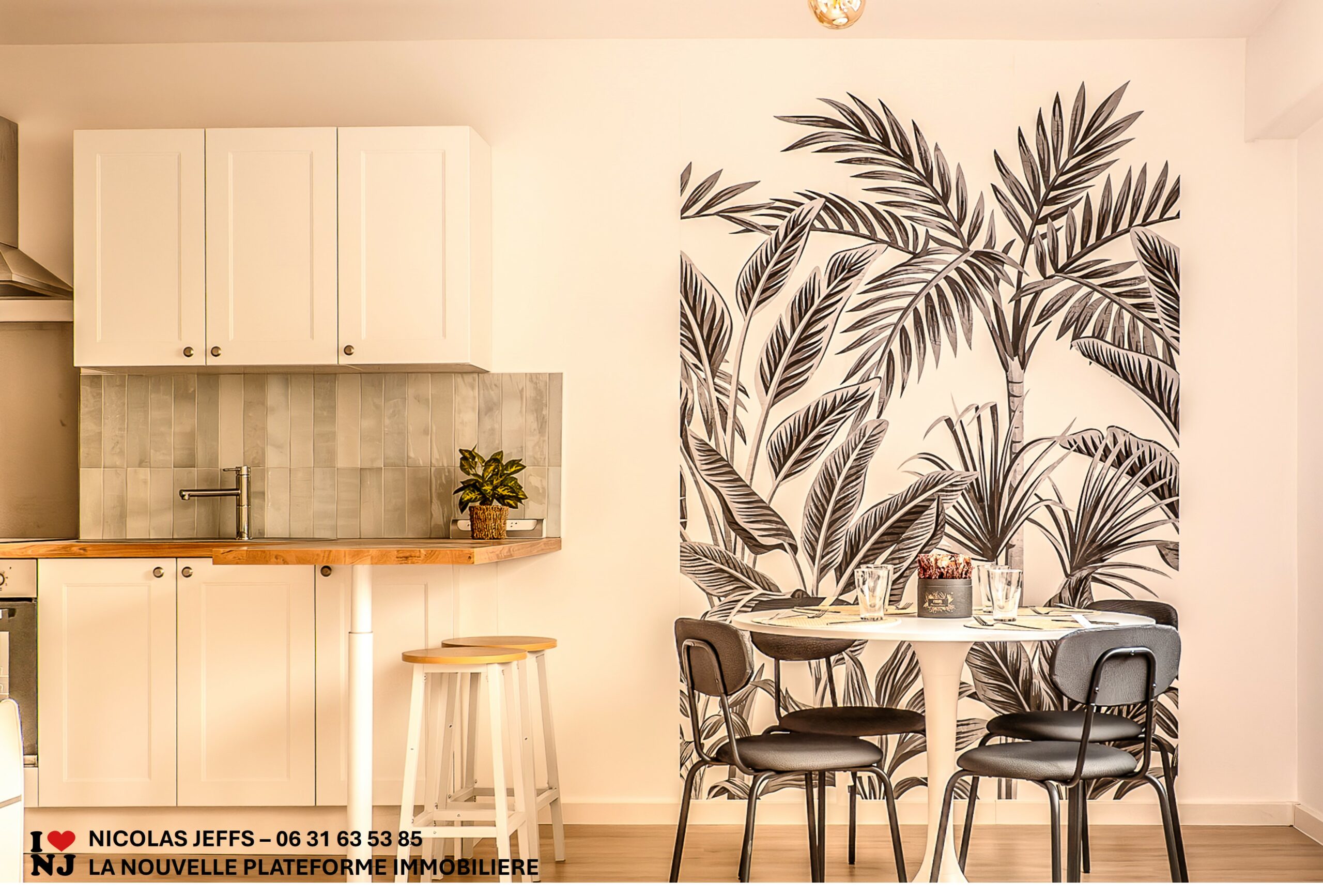 Appartement deux pièces rénové