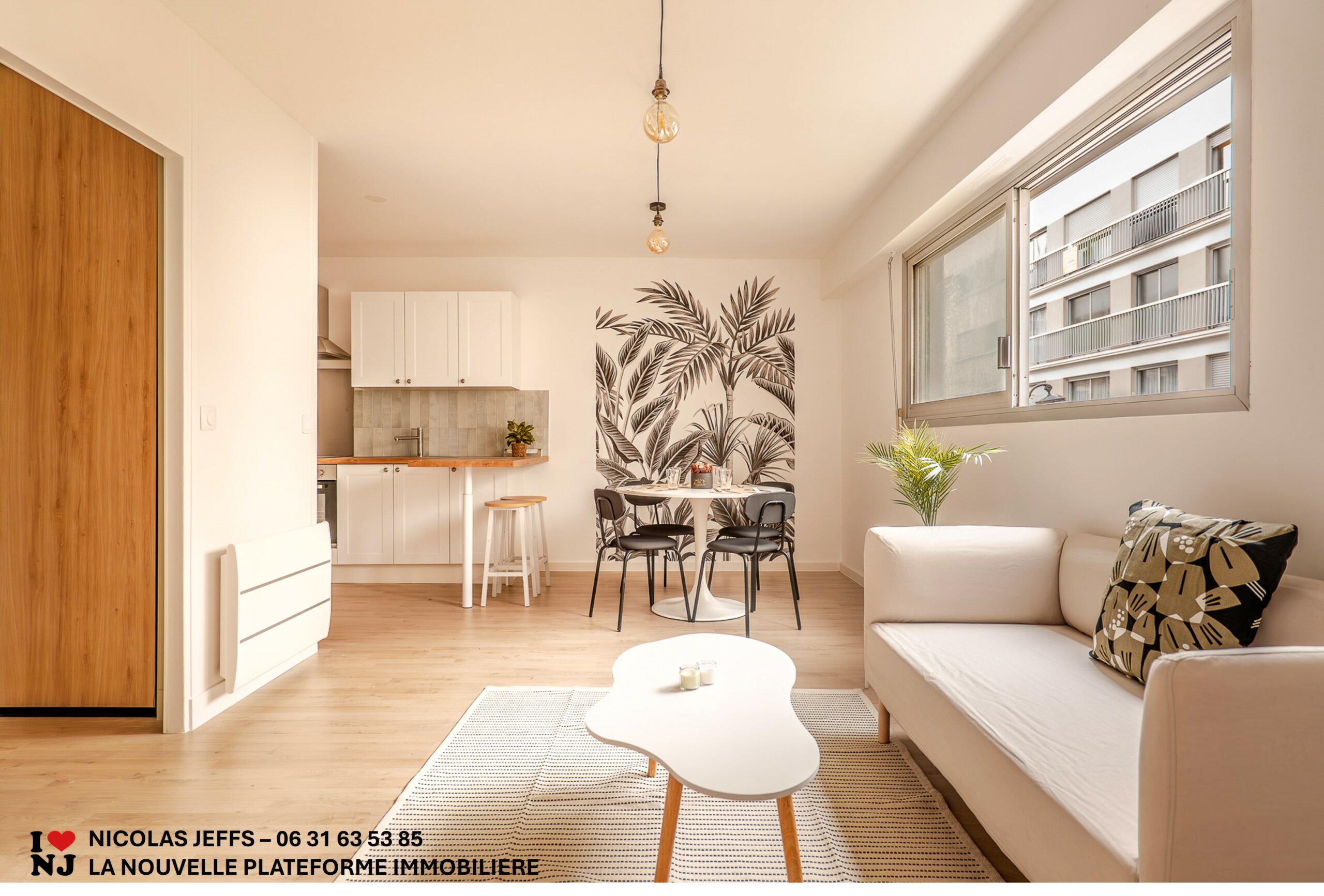 Pièce de vie de l’appartement