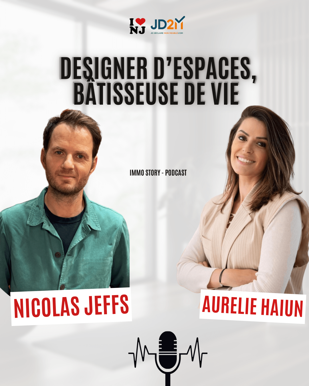 Exemple de présence du logo d'une marque partenaire dans ImmoStory