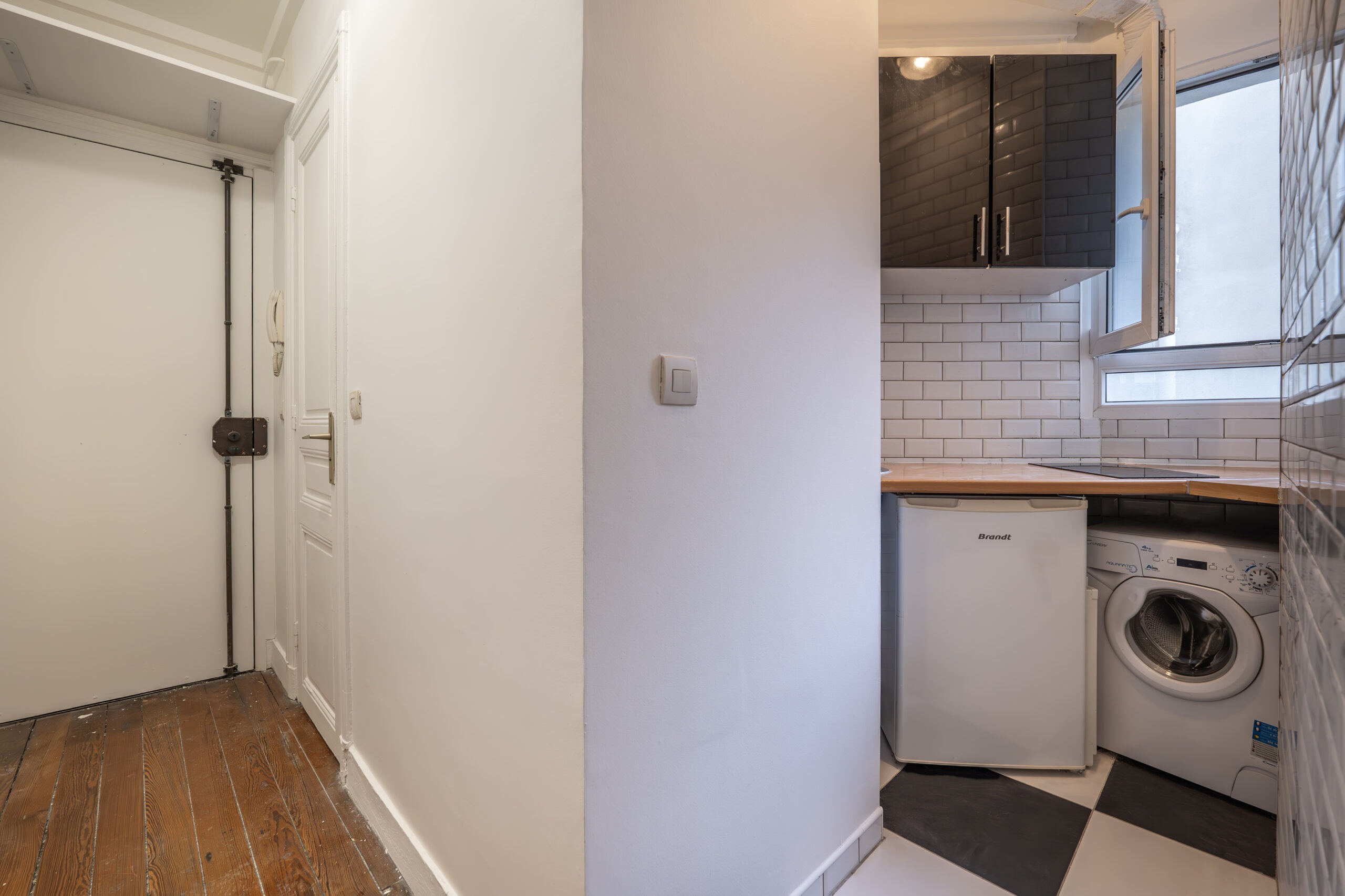Kitchenette de l’appartement rue des Pyrénées
