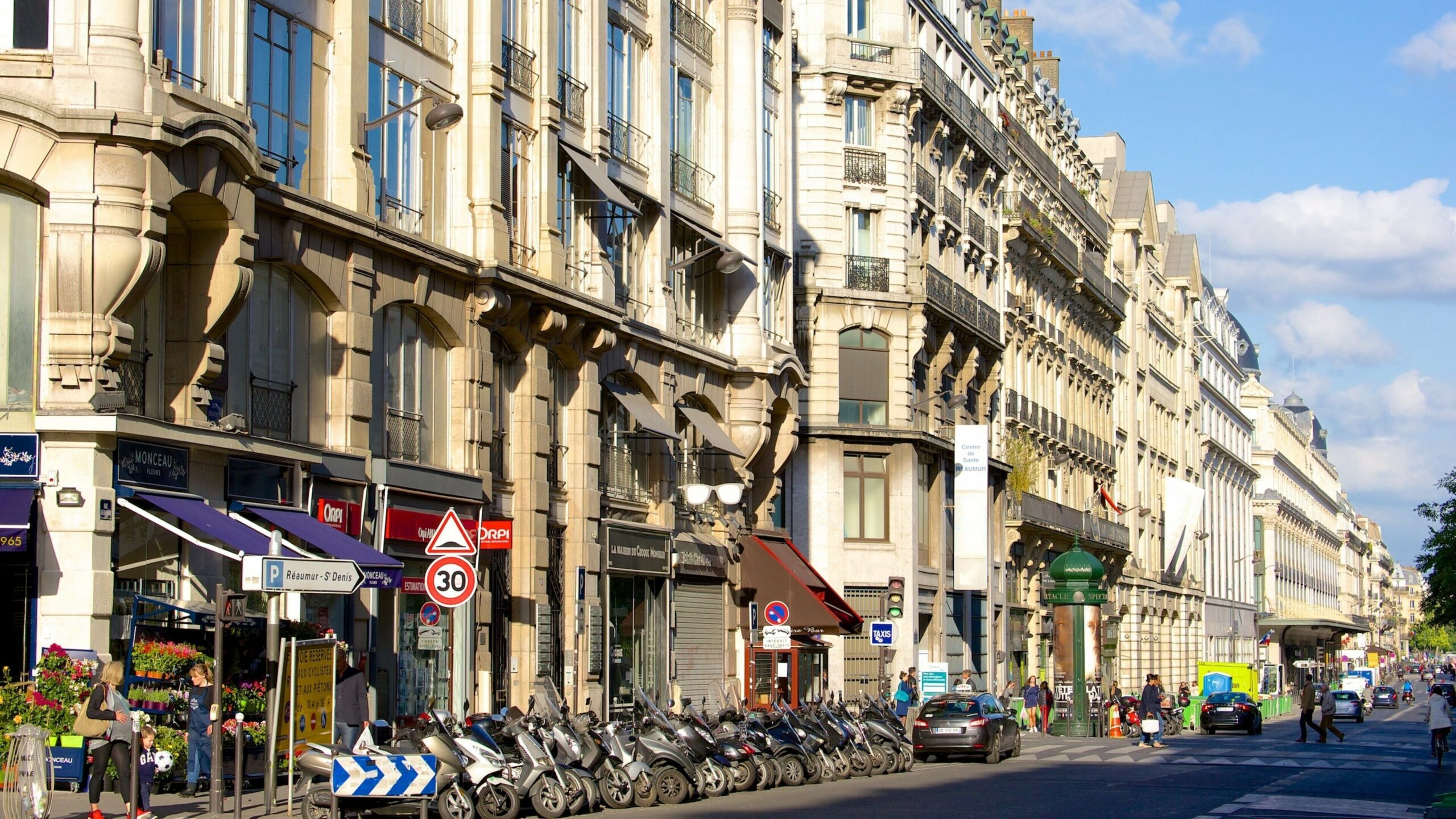 Immeubles du quartier Vivienne à Paris